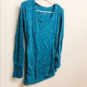 Liz Lange Maternity Teal Sweater
